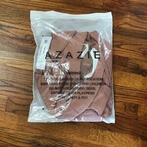 AZAZIE LANI Bronzer Flowy Flounce Sleeve Stretch Satin Dress
Formal Bridesmaids